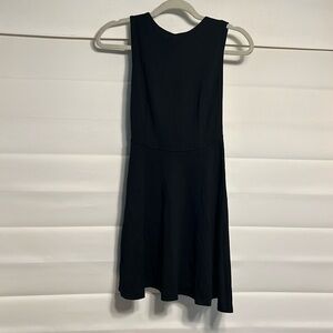 Black backless American Apparel M skater dress
